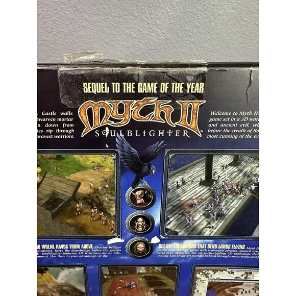 Myth II: Soulblighter (Windows/Mac 1998) Open Box Sealed Game. Never Been Used - Picture 5 of 10
